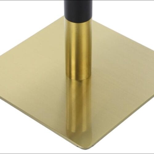 ZŁOTO CZARNA NIERDZEWNA PODSTAWA STOLIKA SH-3002-5/GB złoto/czarny