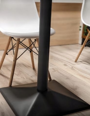 Stolik barowy blat HPL wodoodporny JOMA 60x60 | Dąb Castello Miodowy K358PW